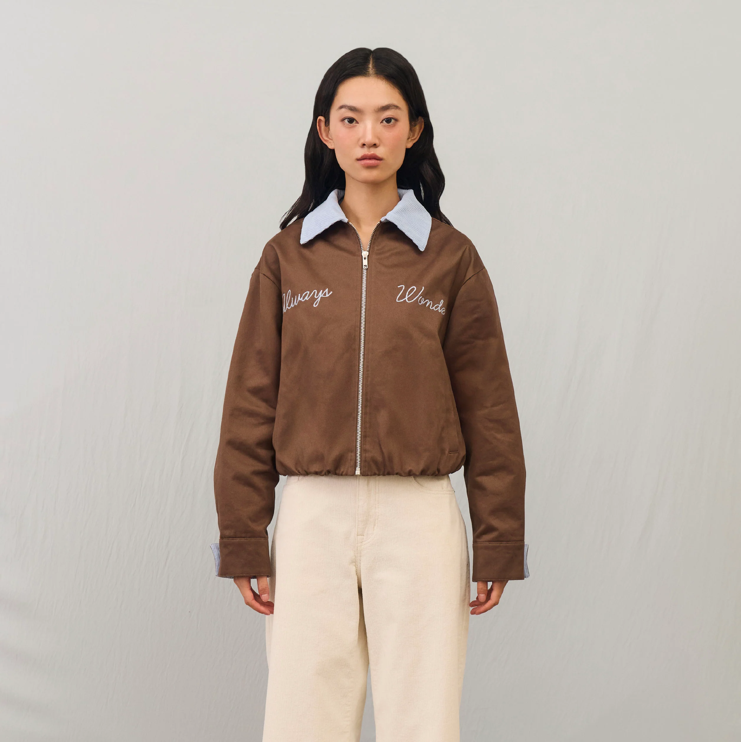 Homey Zip-up Jacket | Warm Chestnut - Image 2
