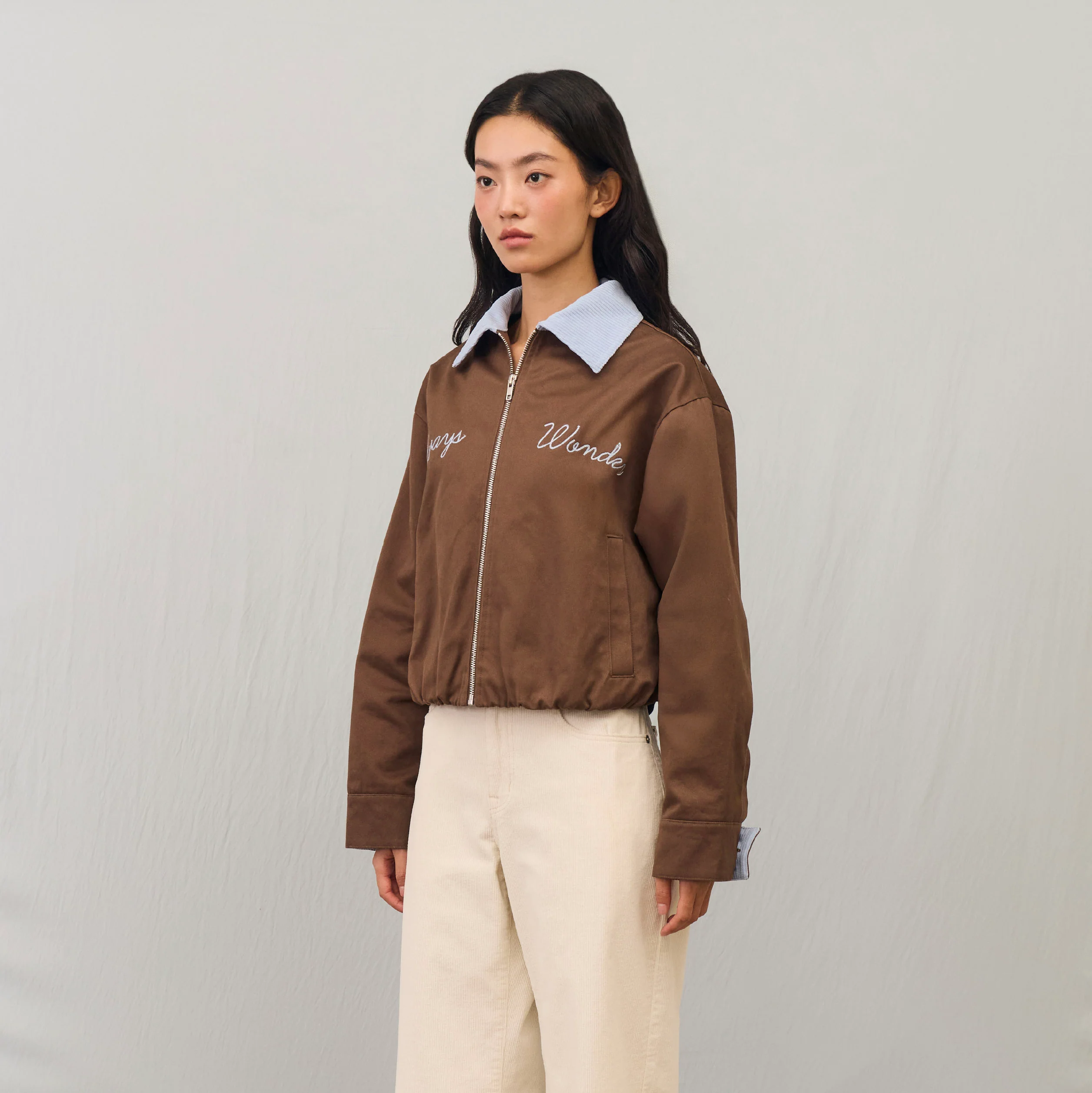 Homey Zip-up Jacket | Warm Chestnut - Image 4