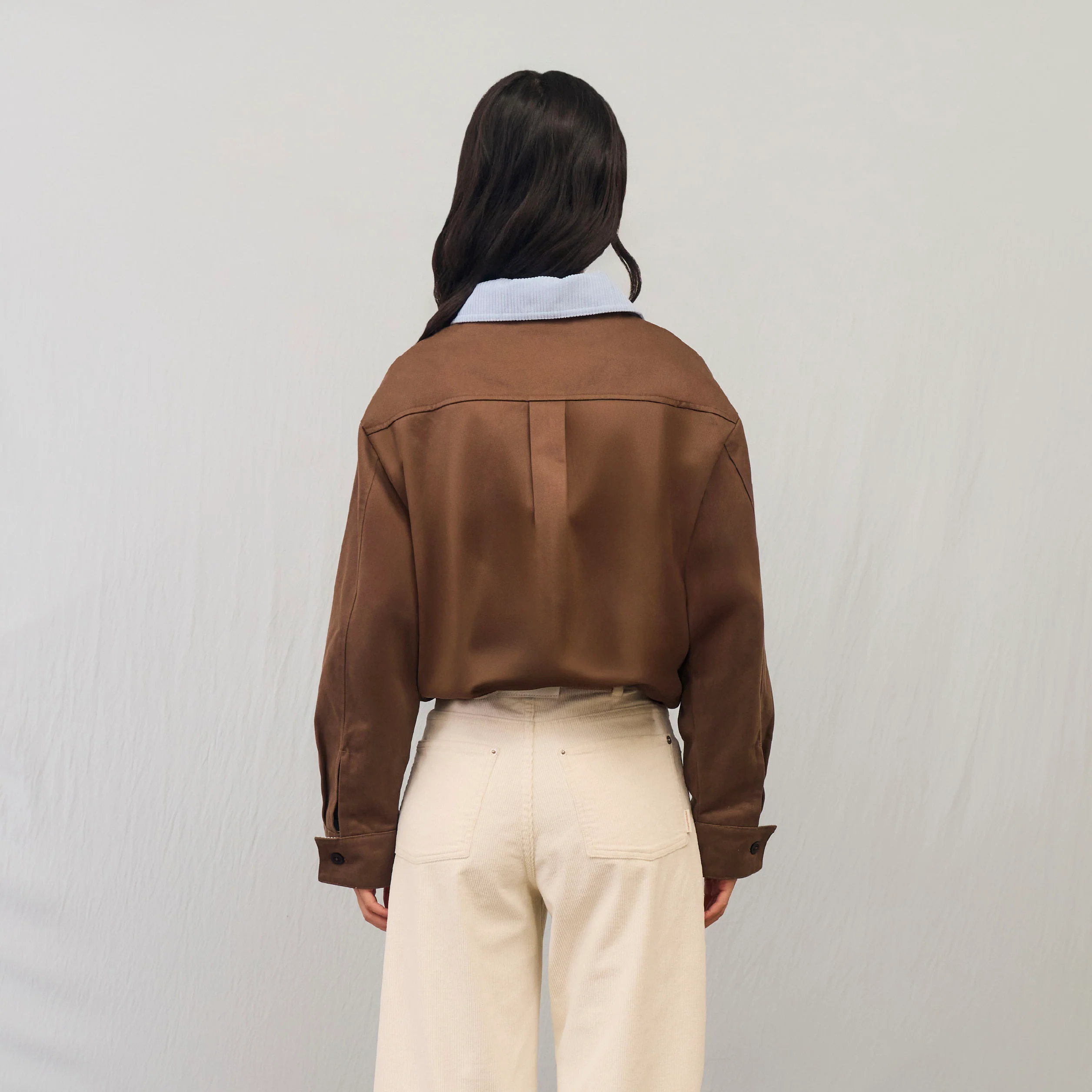 Homey Zip-up Jacket | Warm Chestnut - Image 5