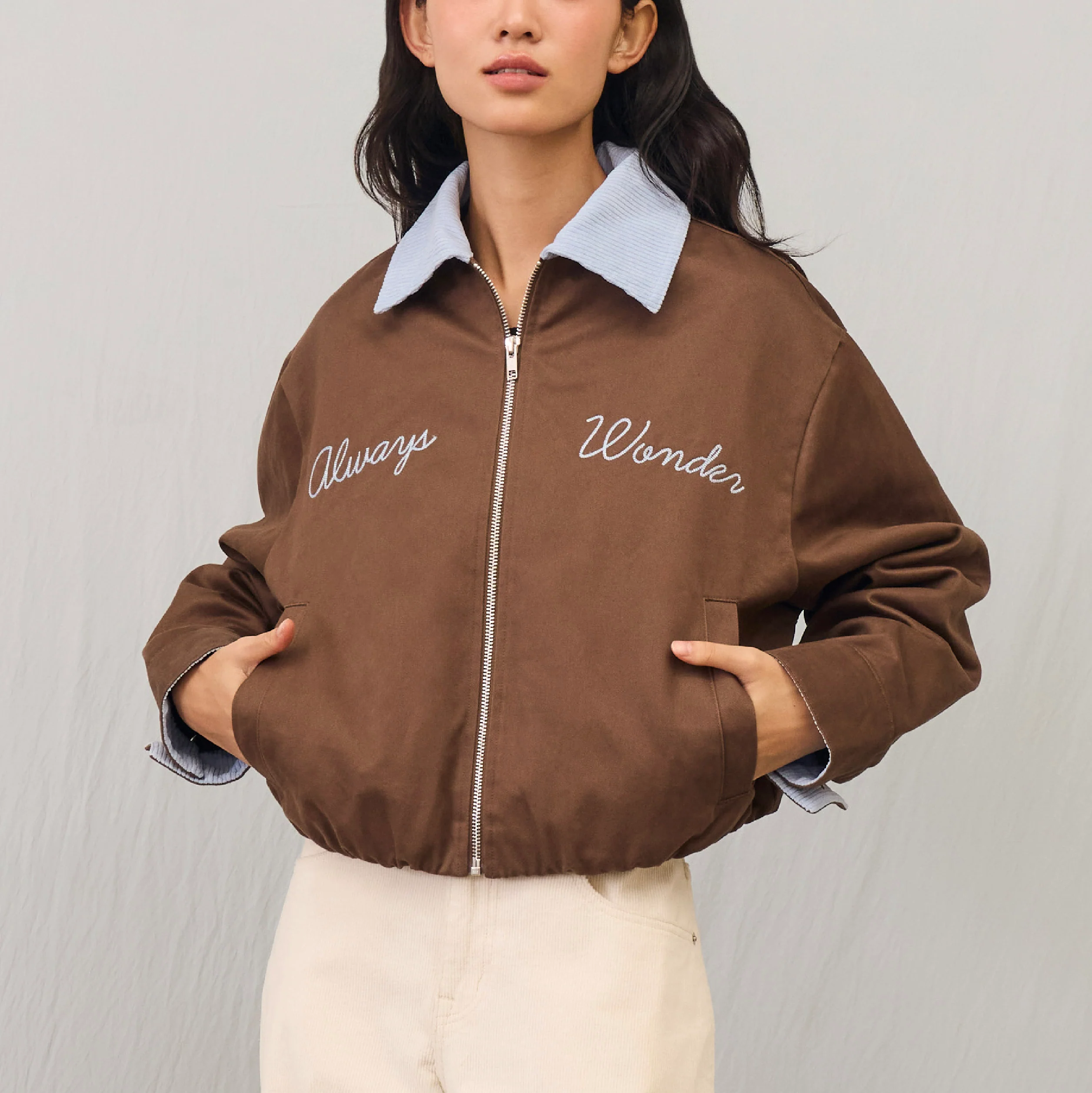 Homey Zip-up Jacket | Warm Chestnut - Image 6