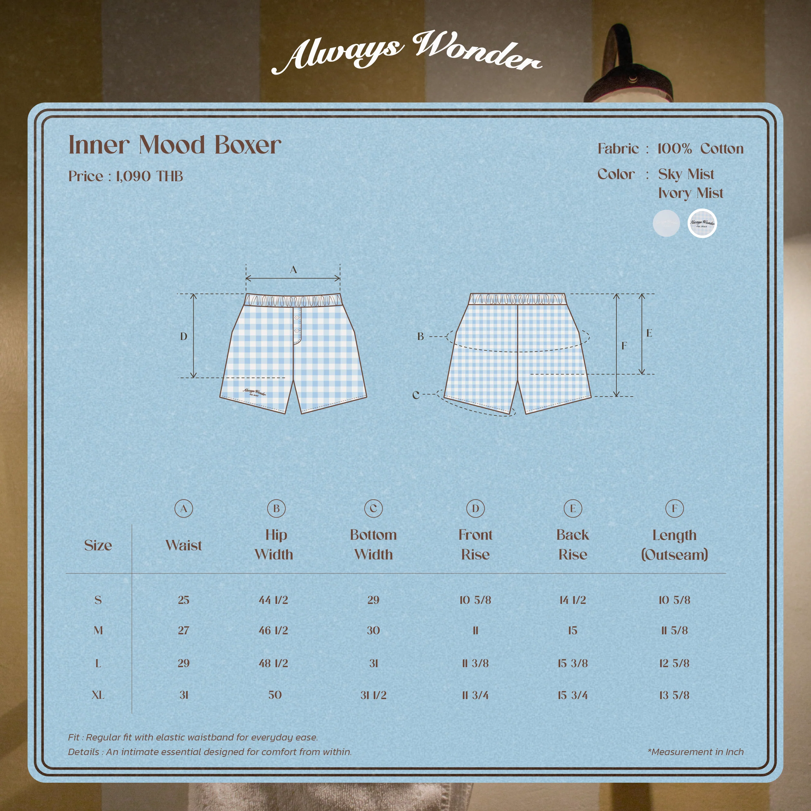 Inner mood boxer | Ivory Mist - Image 7