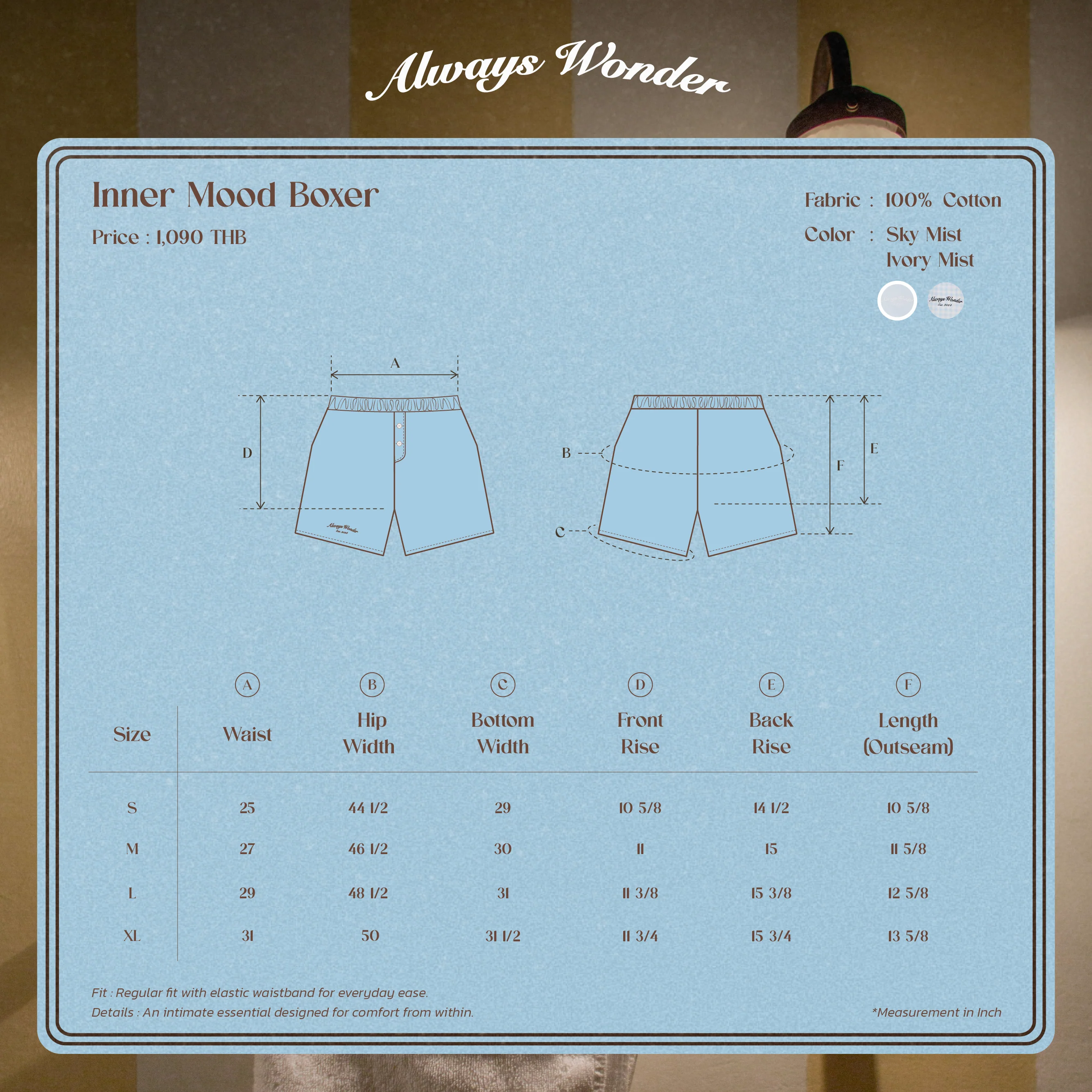 Inner mood boxer | Sky Mist - Image 7