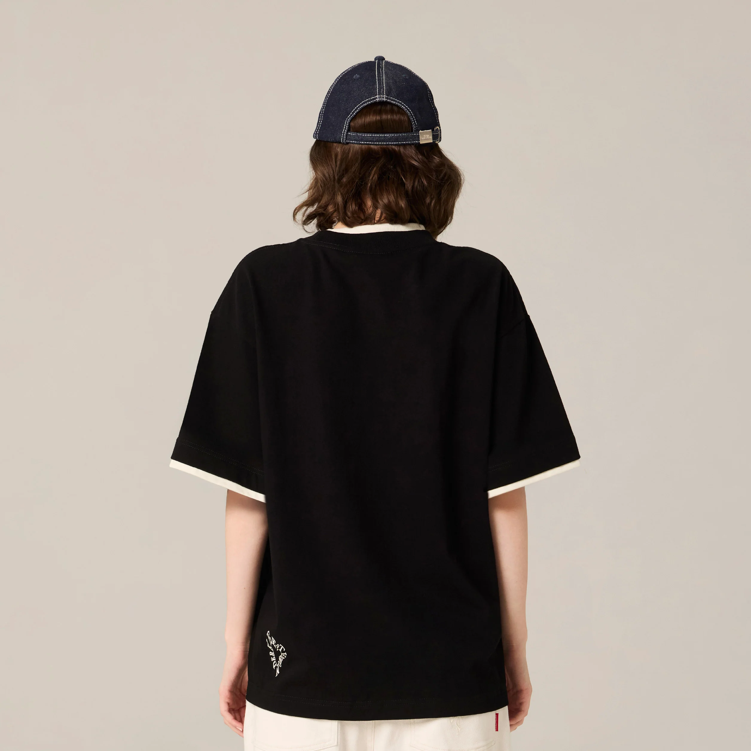 Keep the Wonder Layered Tee | Midnight Silence - Image 5