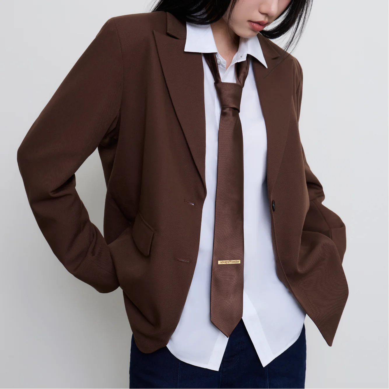 Meeting Tie | Espresso Brown - Image 3