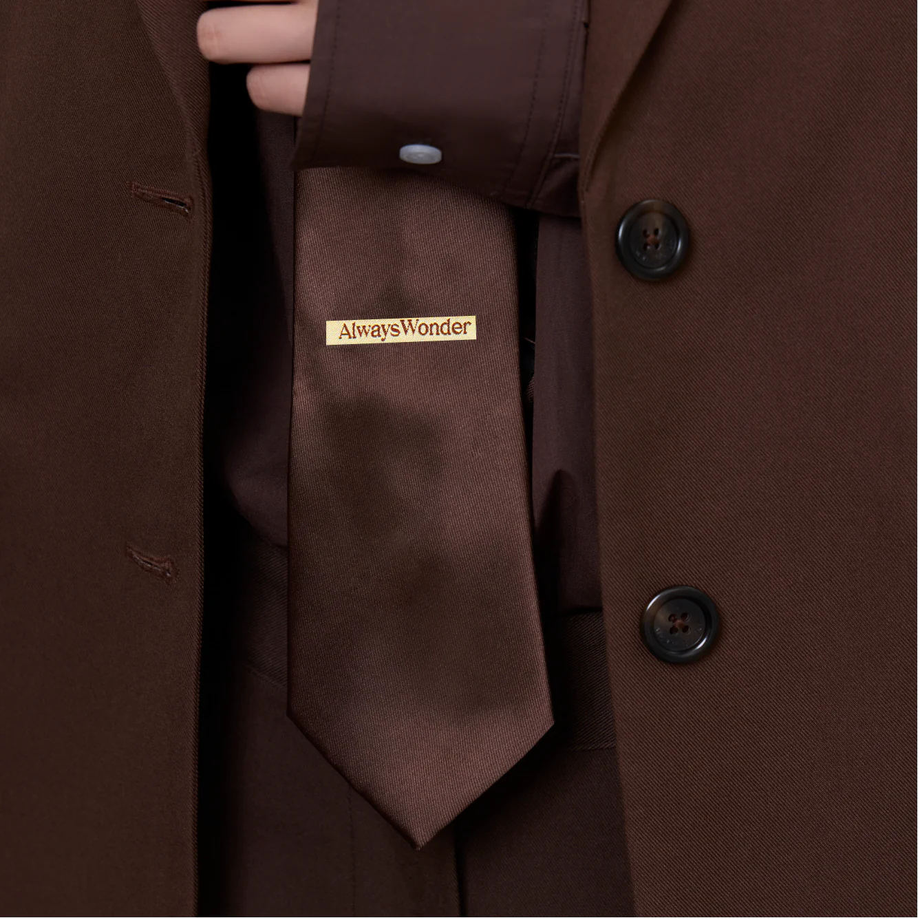 Meeting Tie | Espresso Brown - Image 4