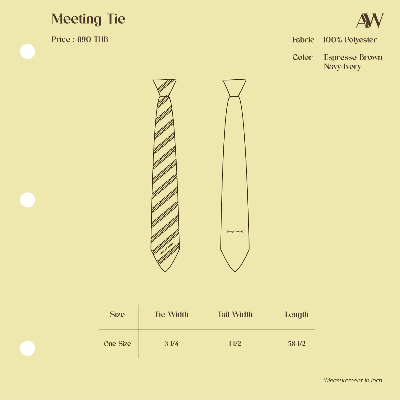 Meeting Tie | Espresso Brown - Image 6