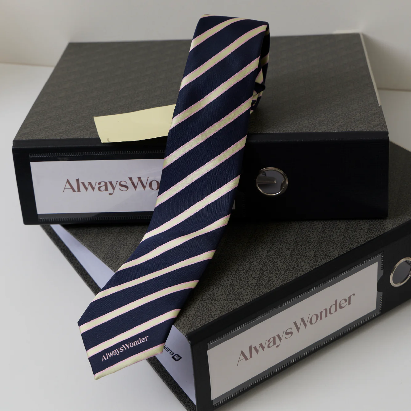 Meeting Tie | Navy-Ivory - Image 4