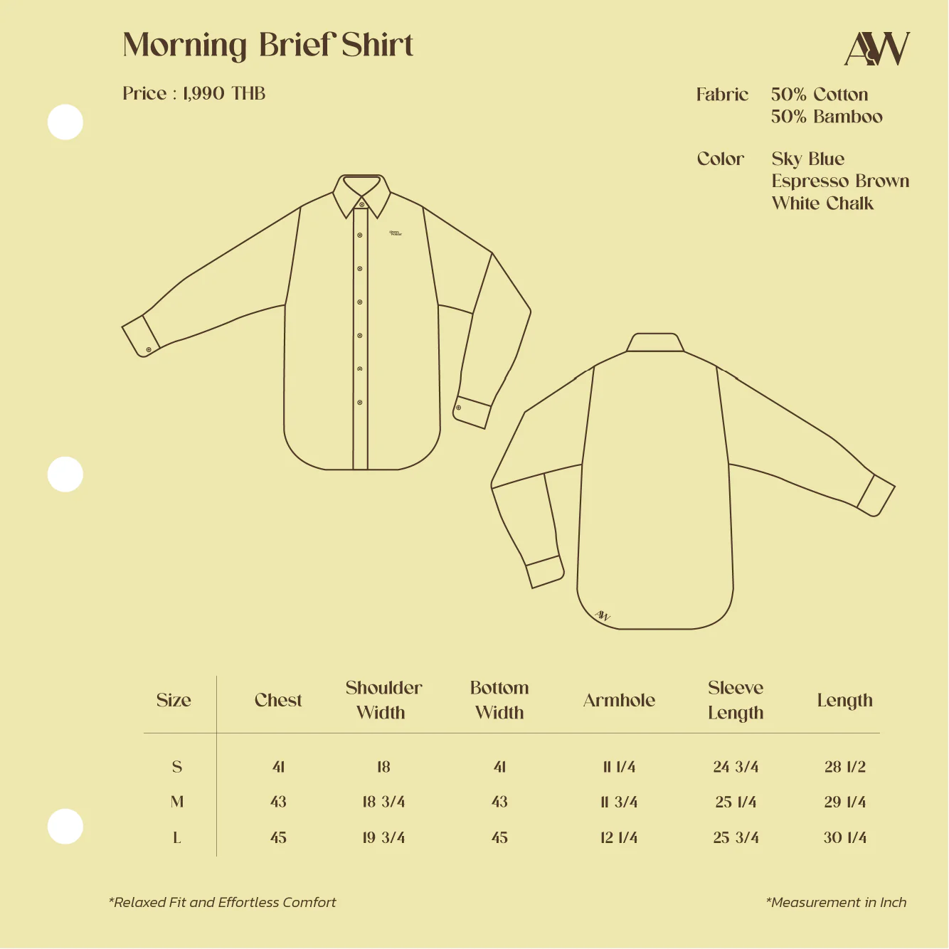 Morning Brief Shirt | Sky Blue - Image 8