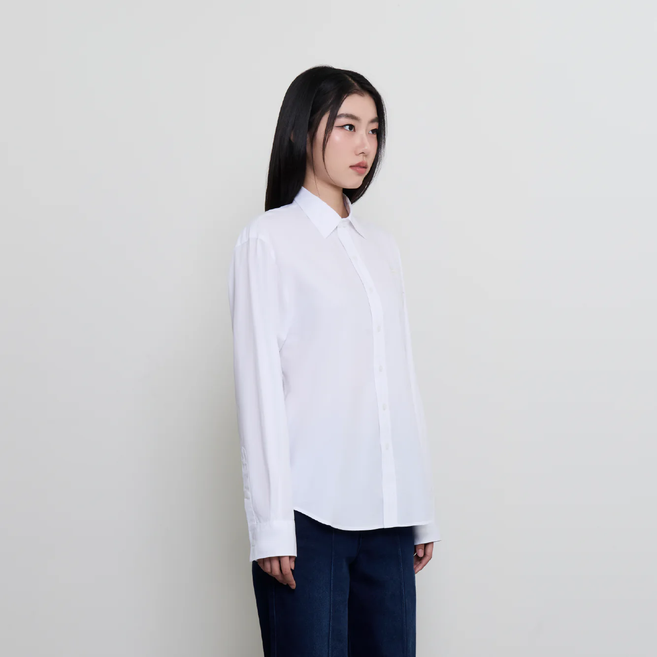 Morning Brief Shirt | White Chalk - Image 4