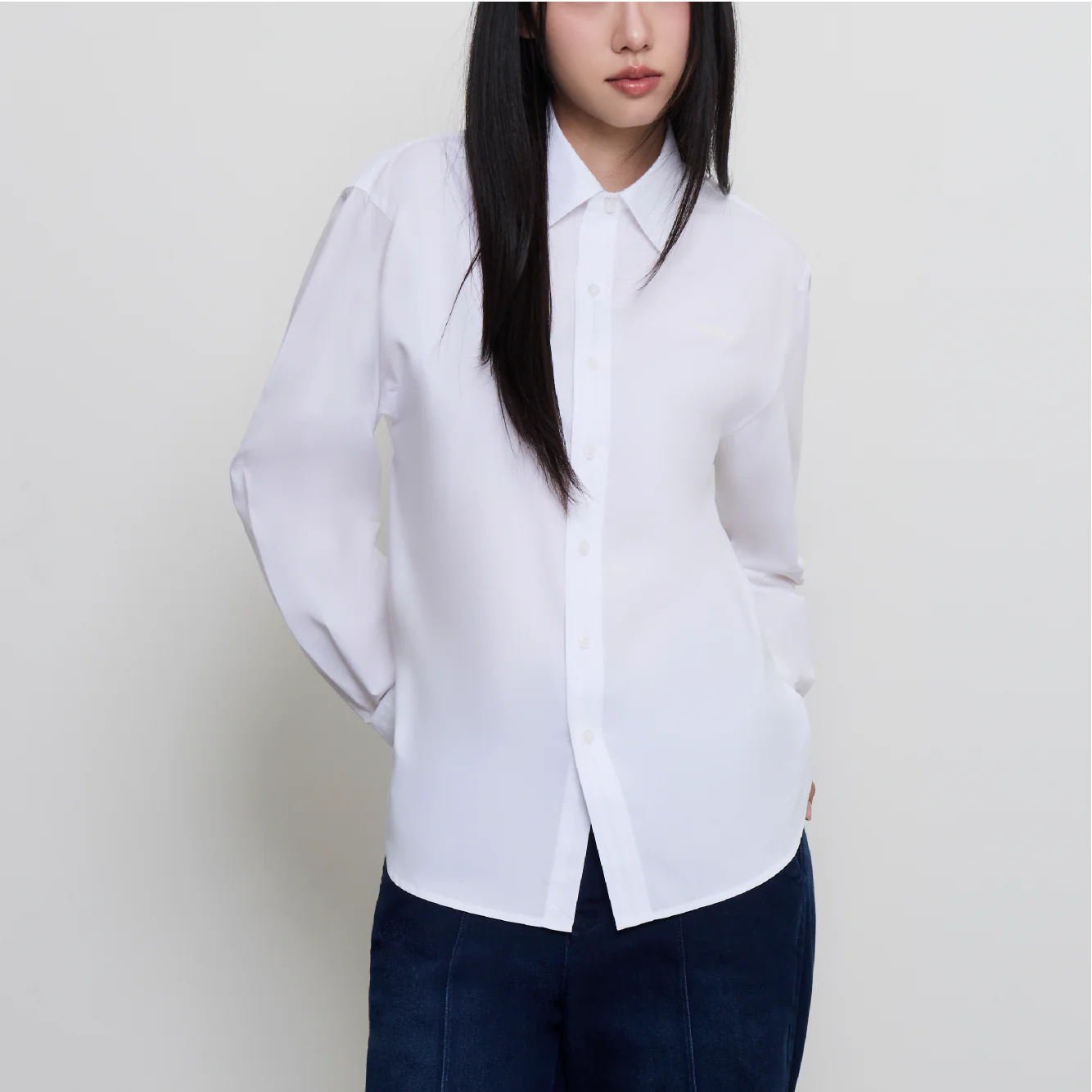 Morning Brief Shirt | White Chalk - Image 6