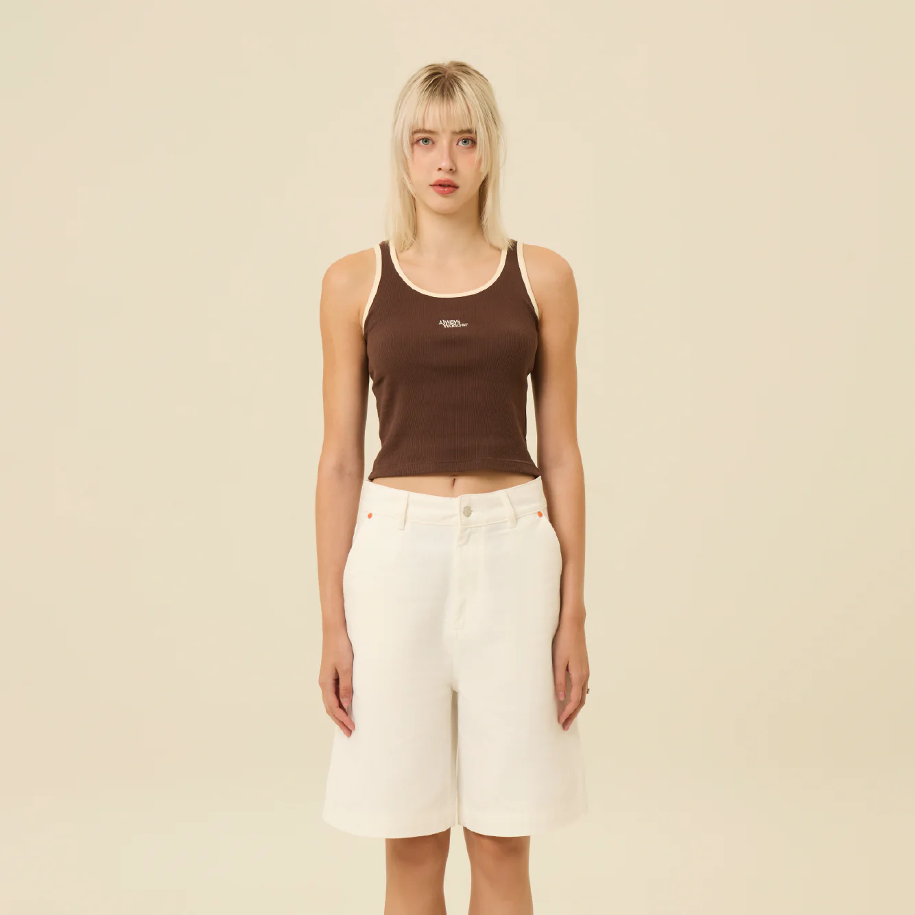 Off White Bermuda shorts | Untitled Shade - Image 3