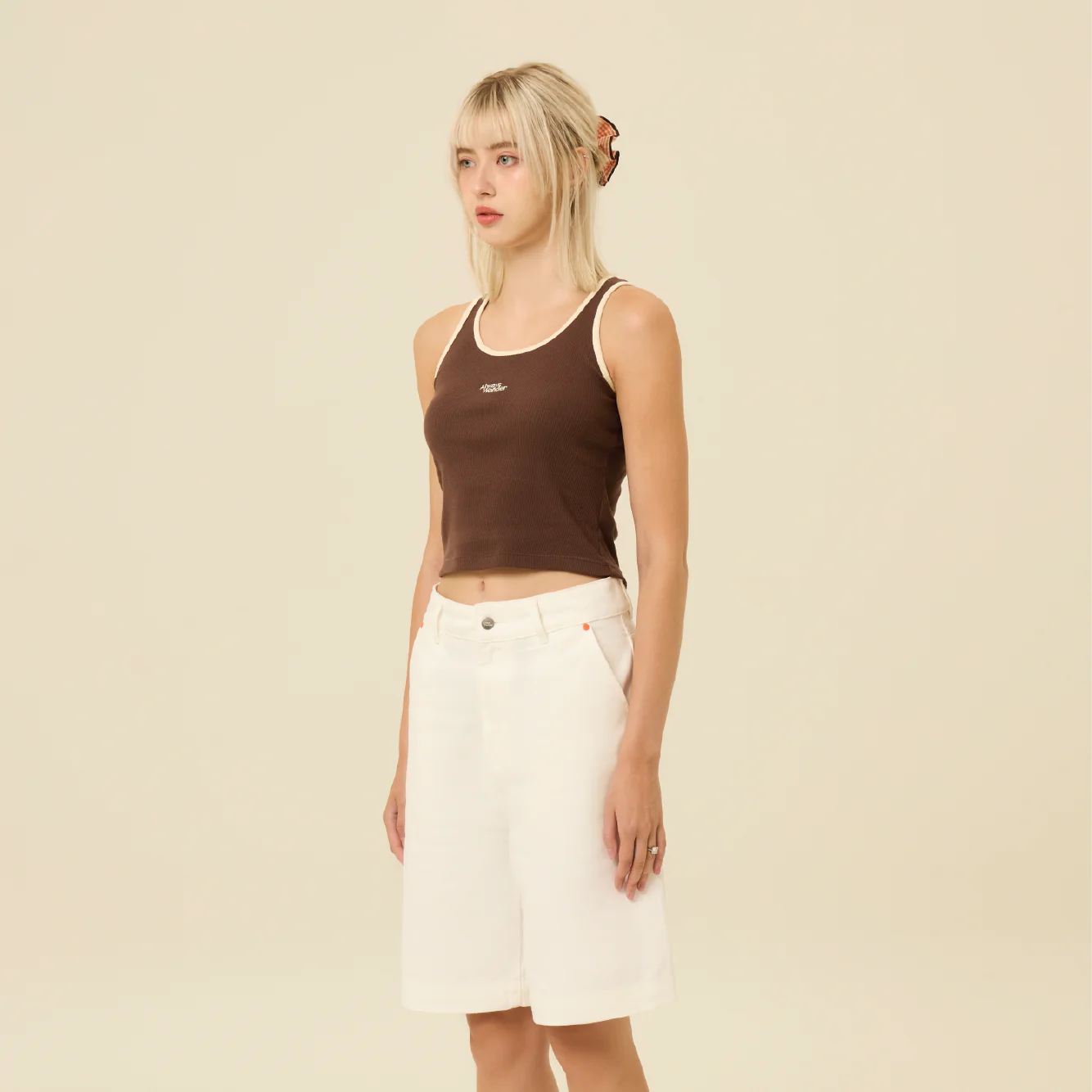 Off White Bermuda shorts | Untitled Shade - Image 4