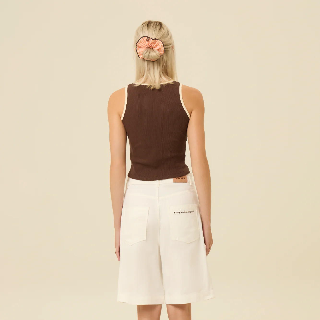 Off White Bermuda shorts | Untitled Shade - Image 5