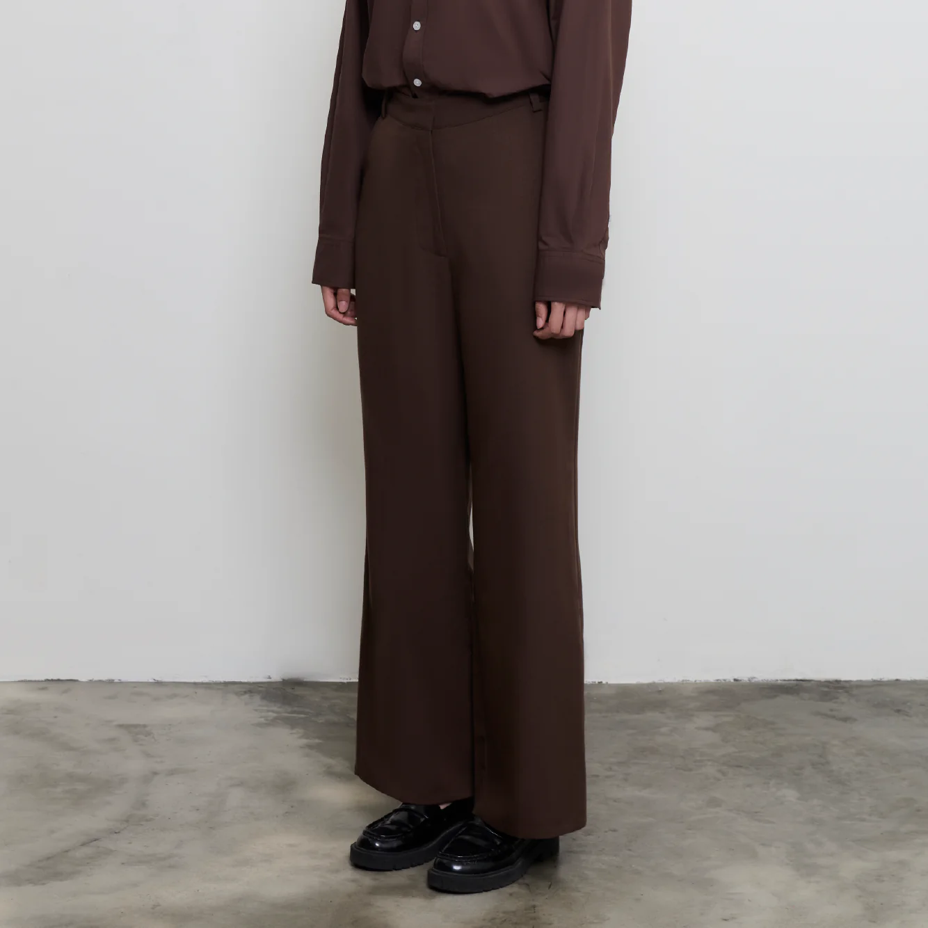 Office Classic Trousers | Espresso Brown - Image 3