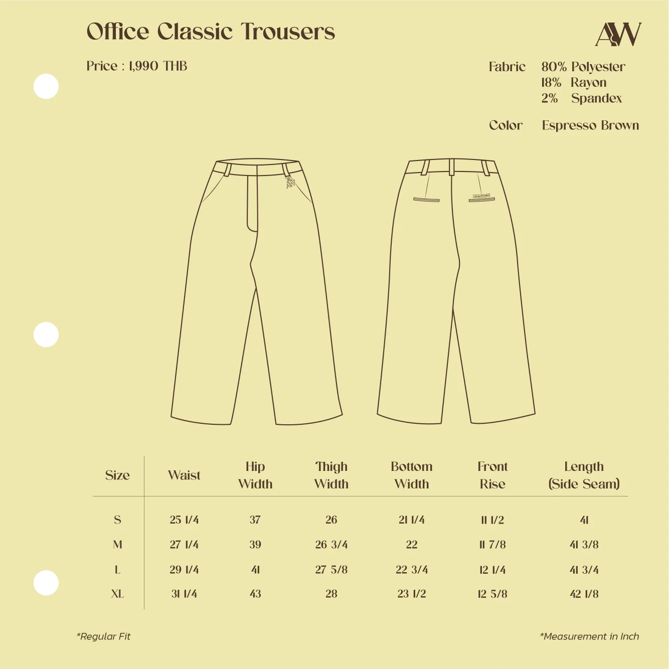 Office Classic Trousers | Espresso Brown - Image 7