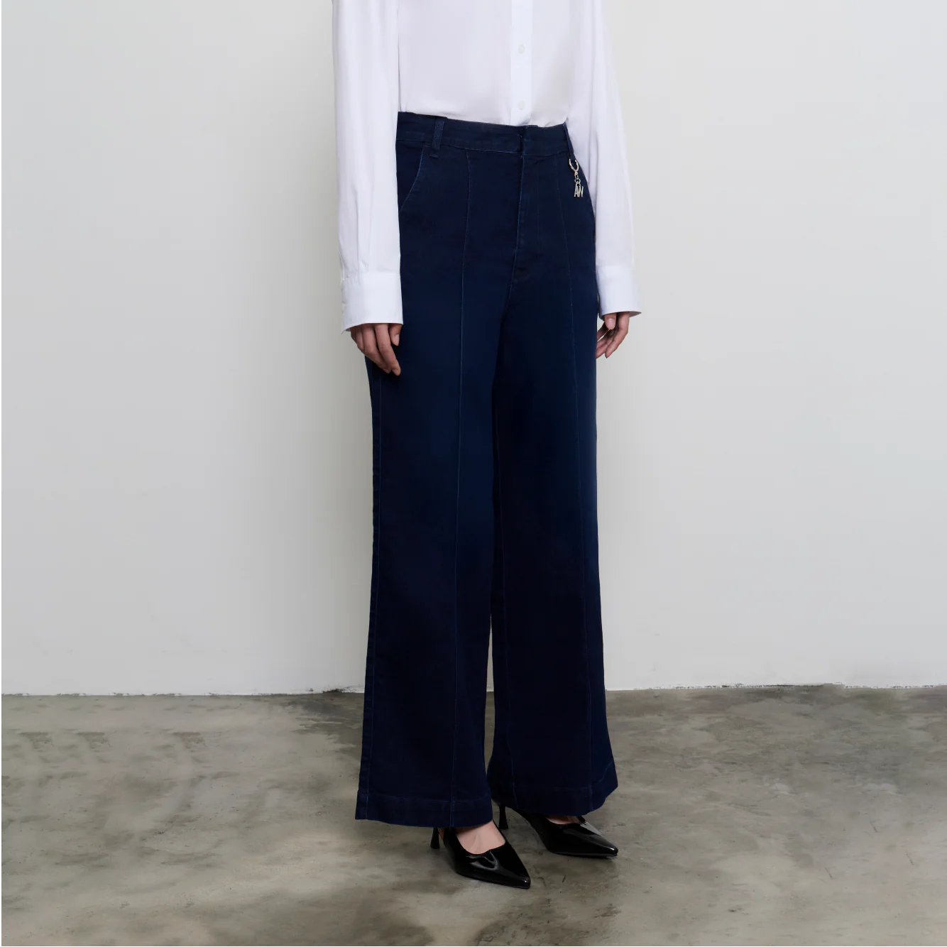 Office Denim Trousers | Indigo - Image 4