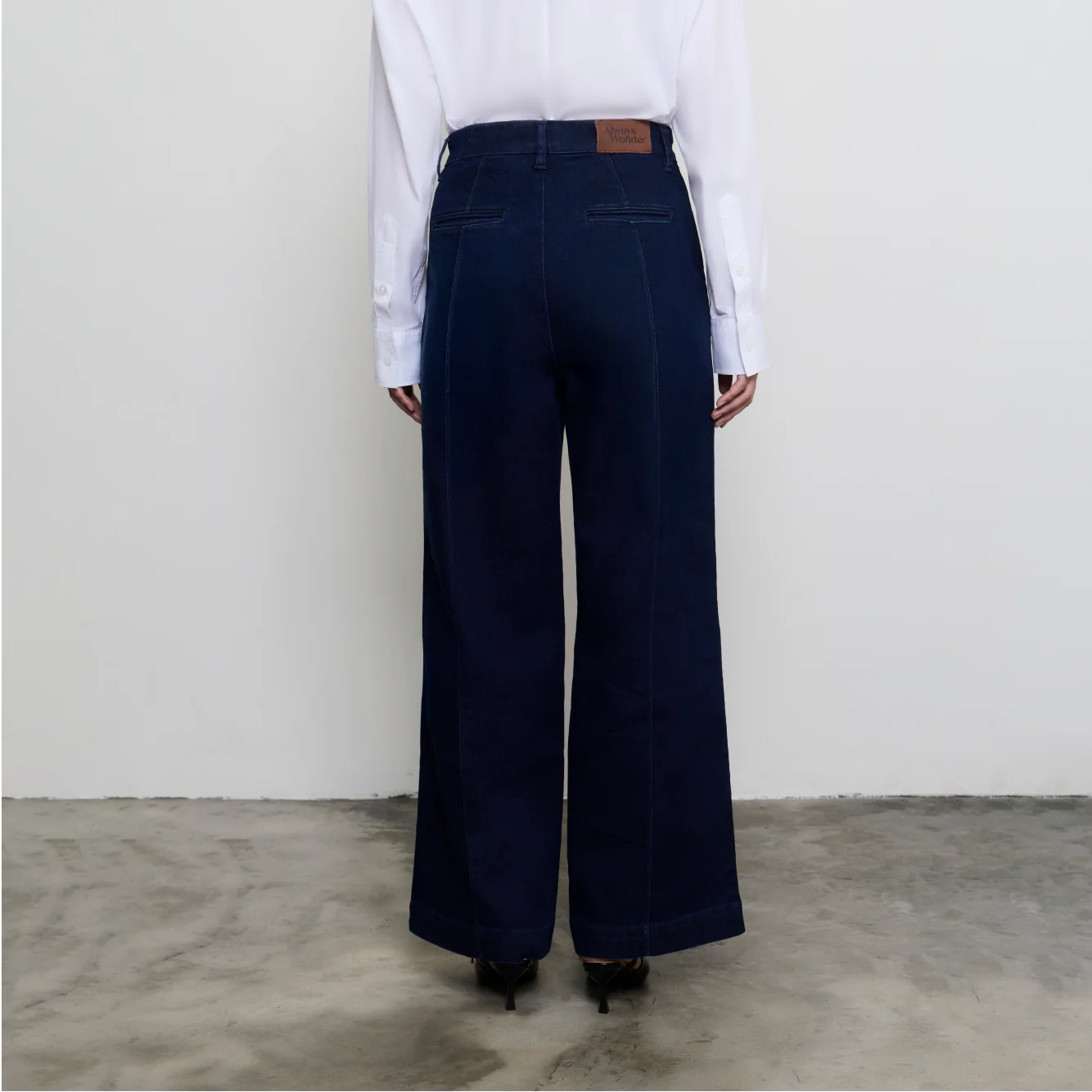 Office Denim Trousers | Indigo - Image 5