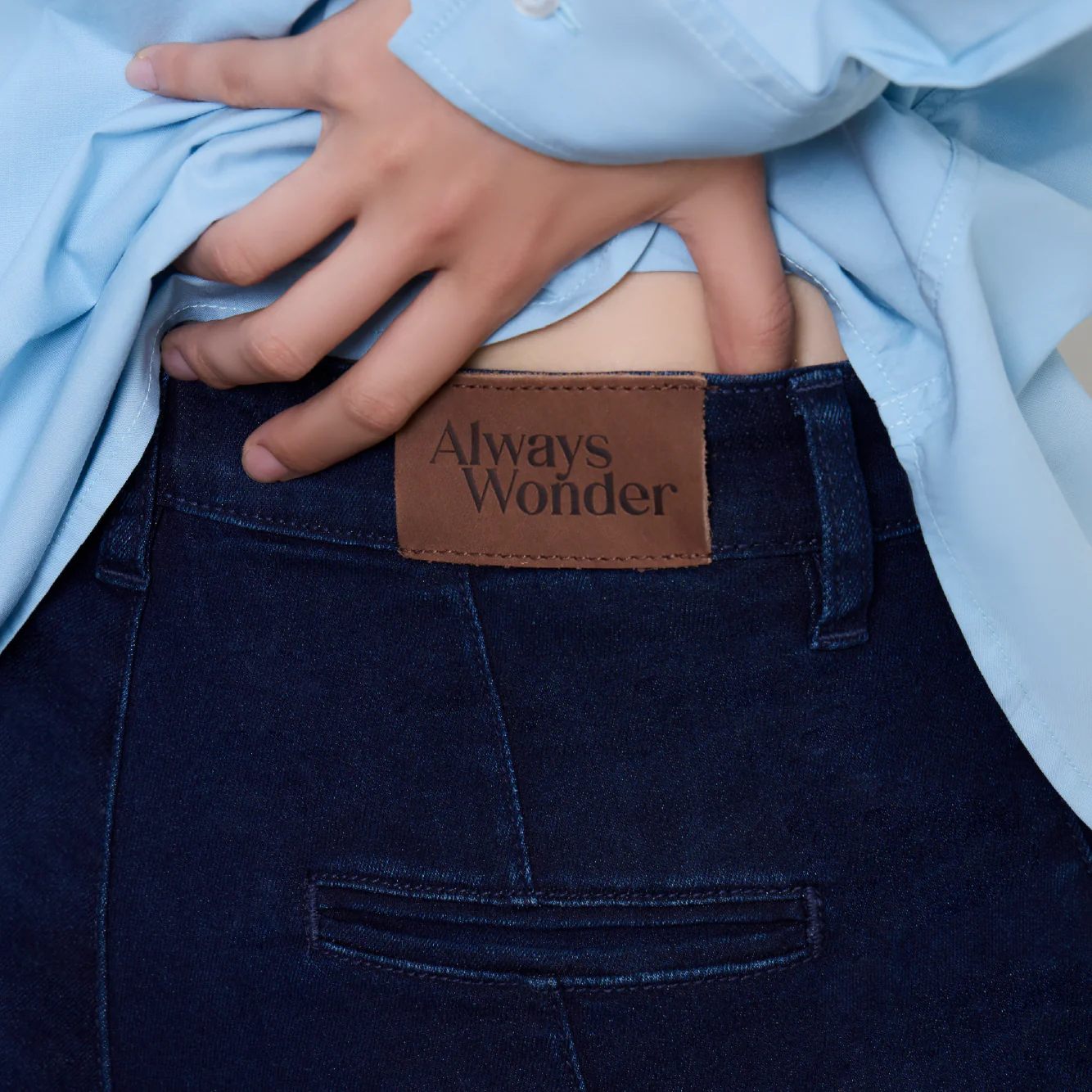 Office Denim Trousers | Indigo - Image 7