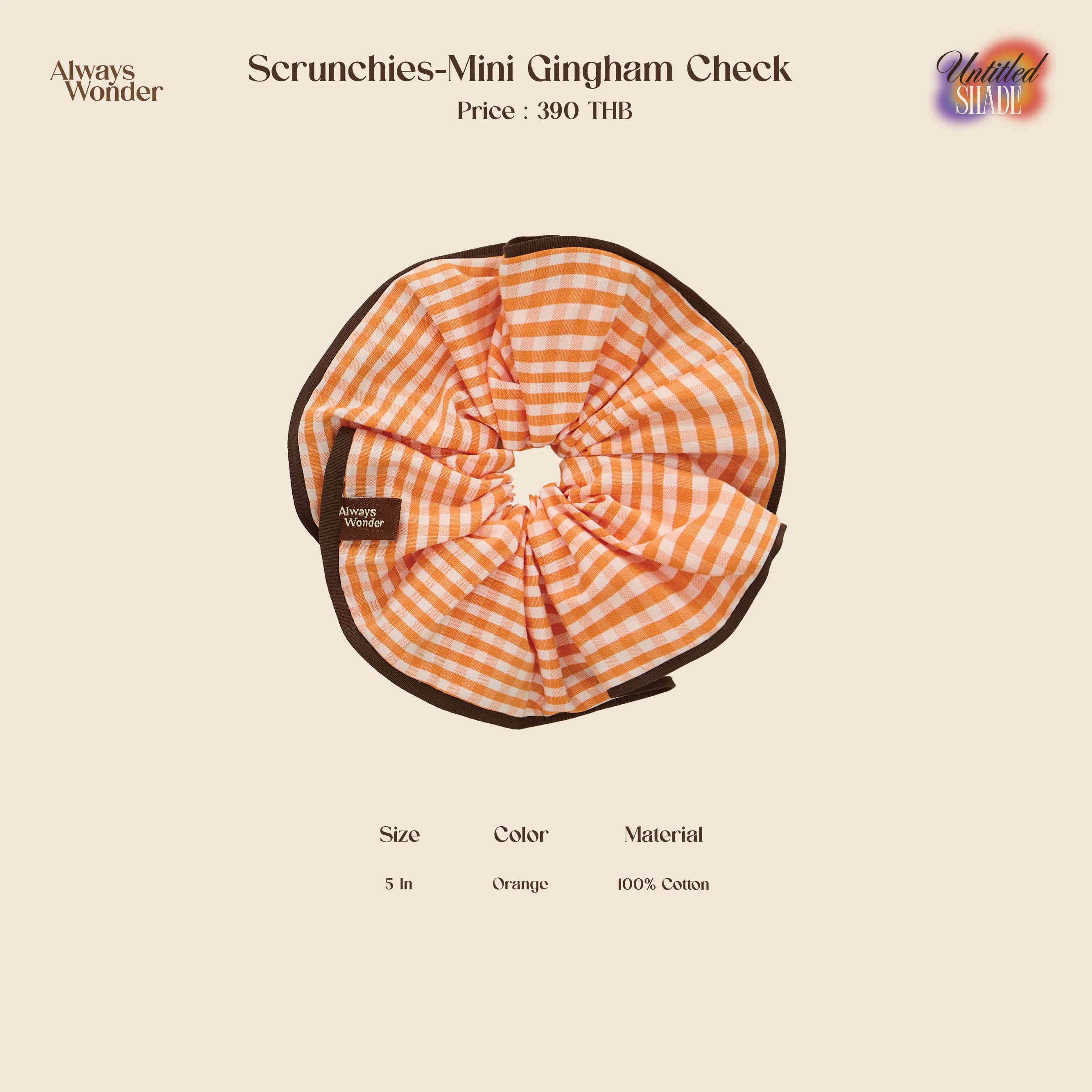 Orange SCRUNCHIES | Untitled Shade - Image 6