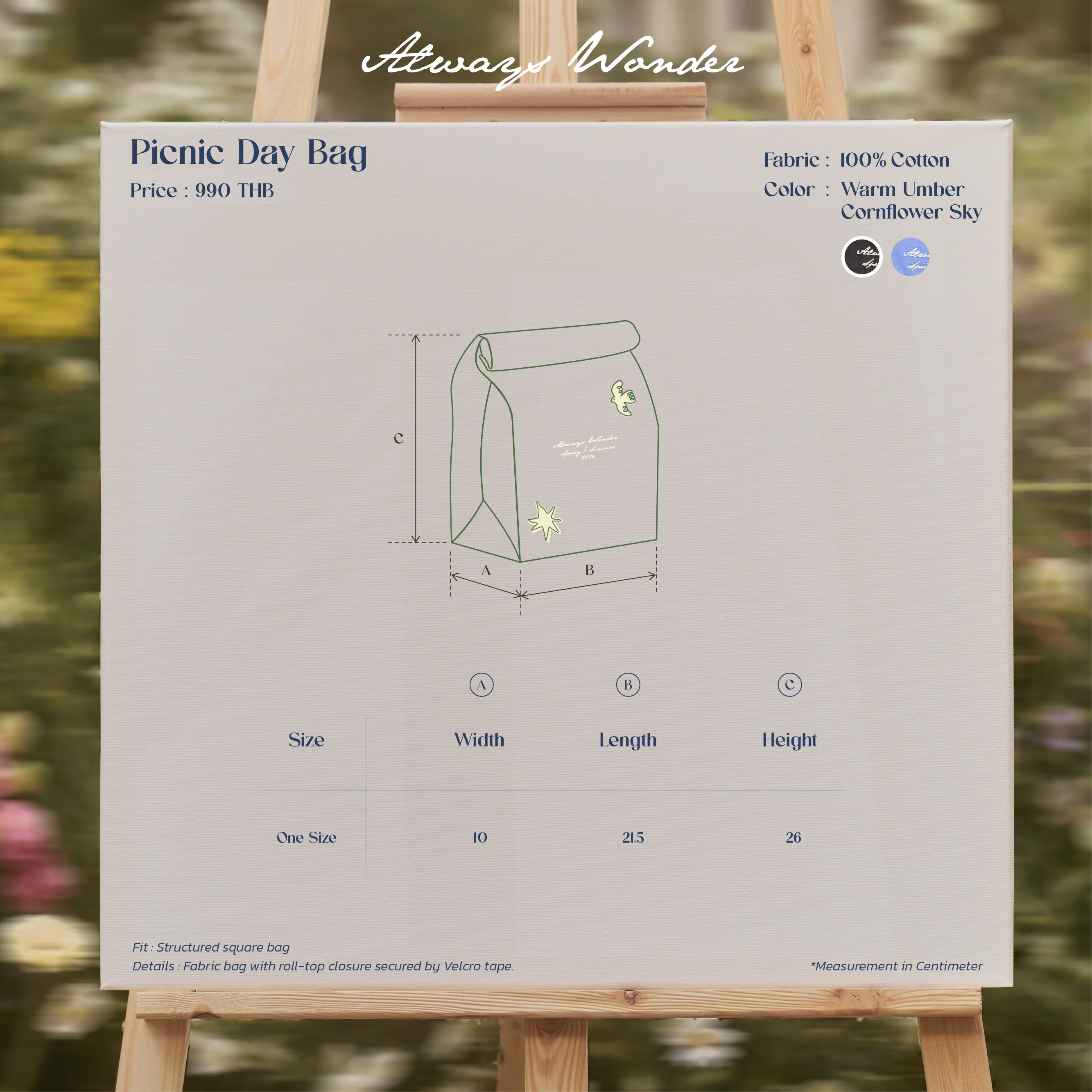Picnic Day Bag | Warm Umber - Image 4
