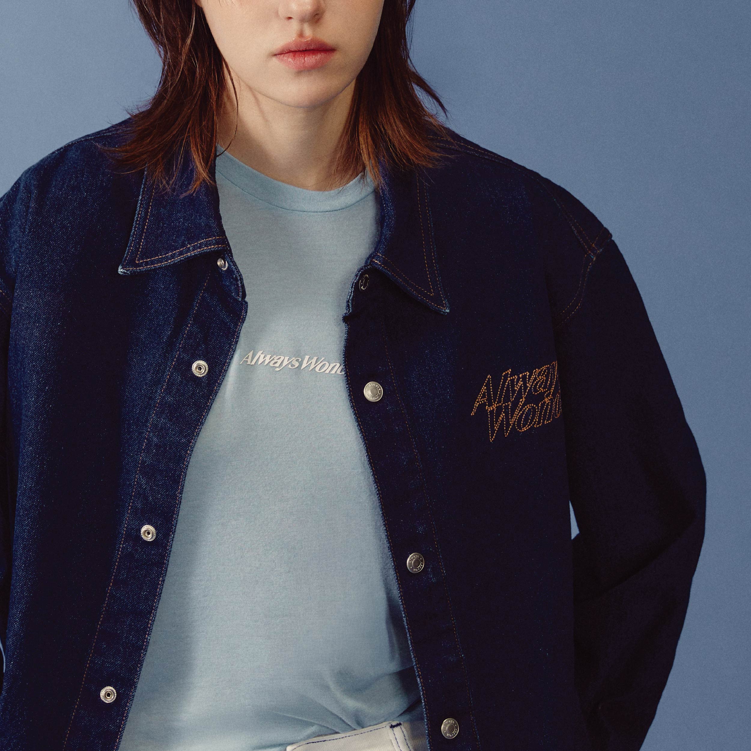 Sculpture Form Denim Jacket | Deep Indigo - Image 6