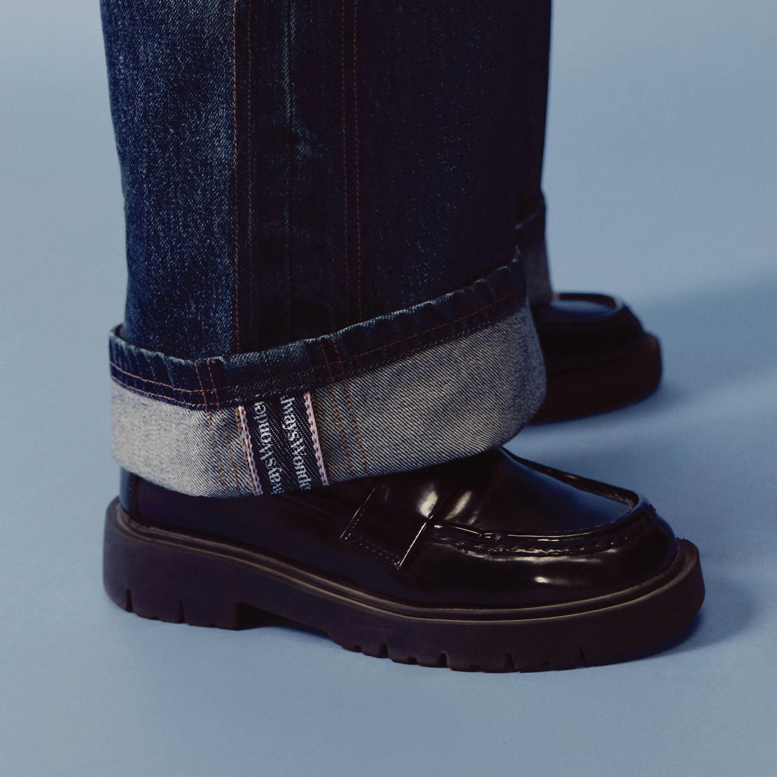 Sculpture Form Denim Pants | Deep Indigo - Image 7