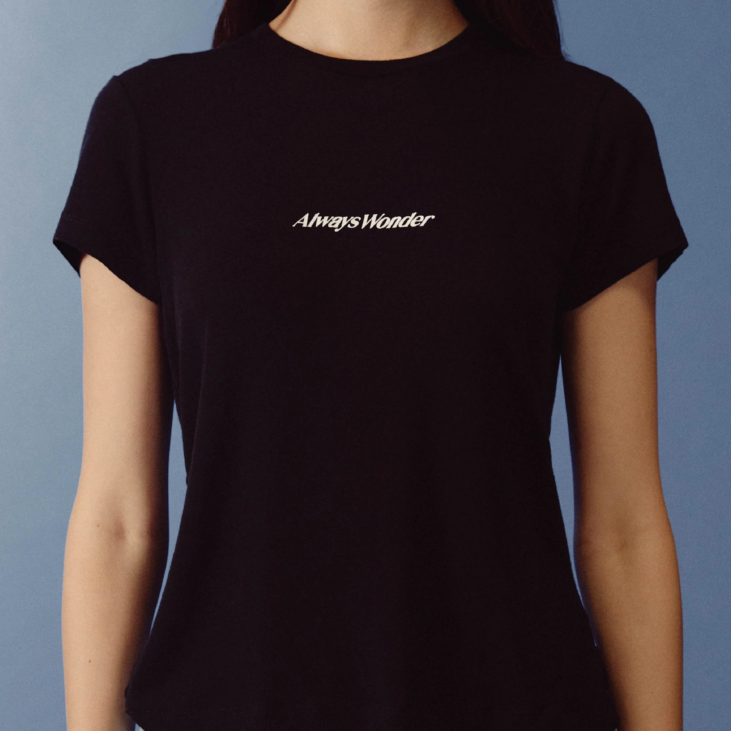 Relaxed Logo Baby Tee | Ink Black - Image 6