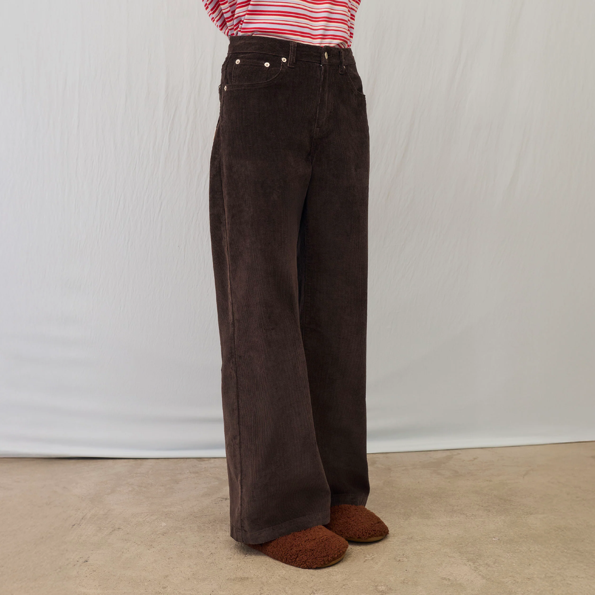 Sanctuary Corduroy Pants | Warm Chestnut - Image 3