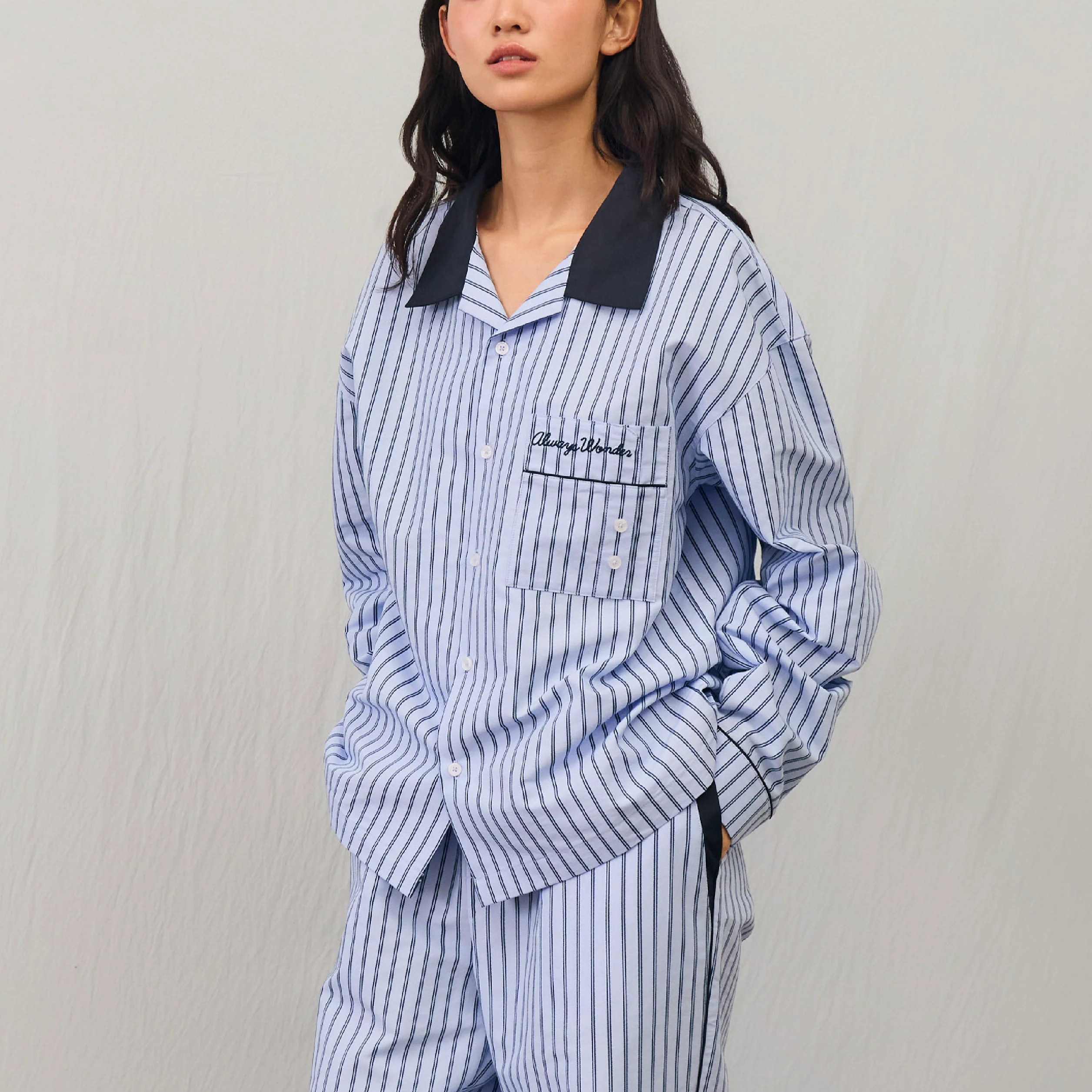 Sanctuary Lounge Set | Cozy Sky stripe - Image 6
