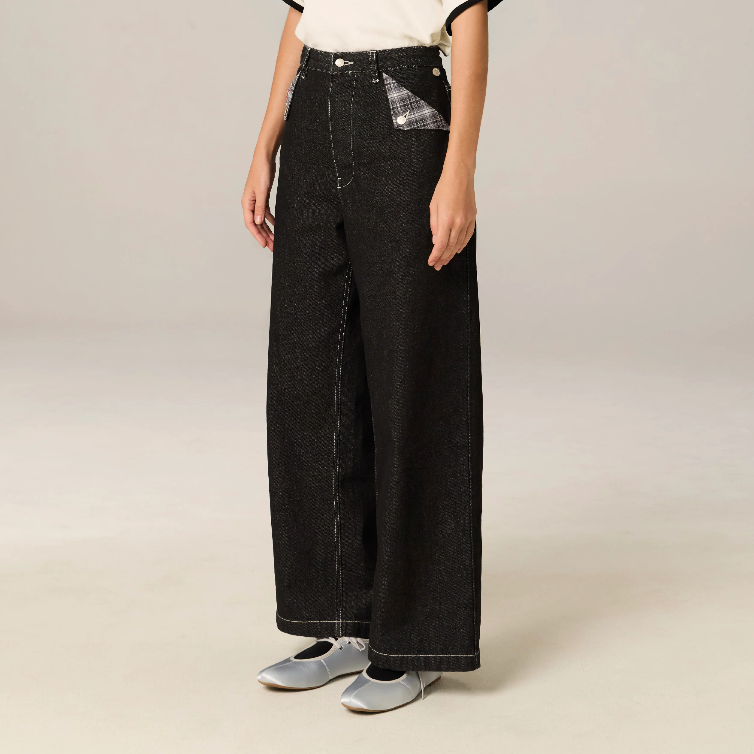 Stay Forever Denim Pants | Midnight Silence - Image 3
