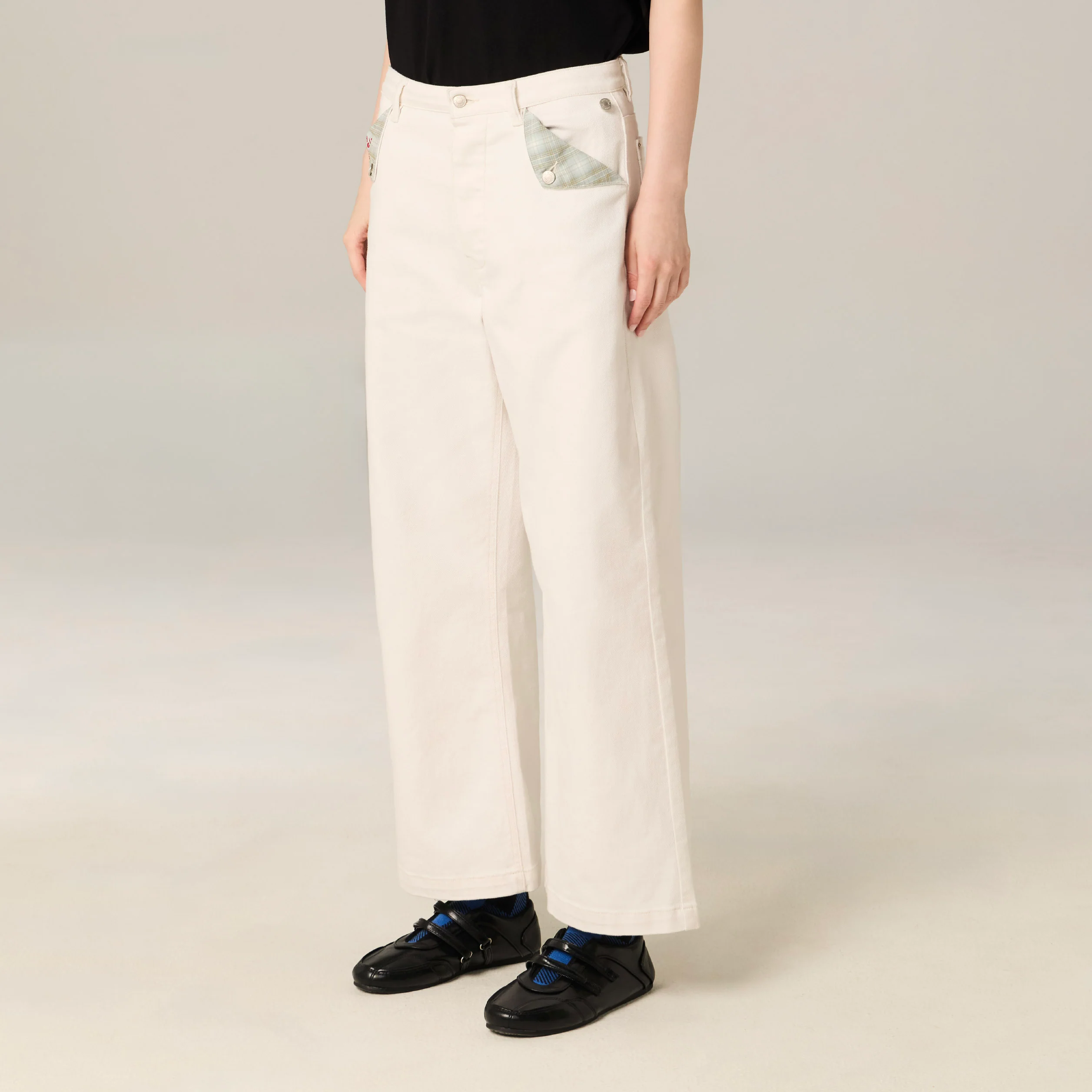Stay Forever Denim Pants | Oat Milk - Image 3