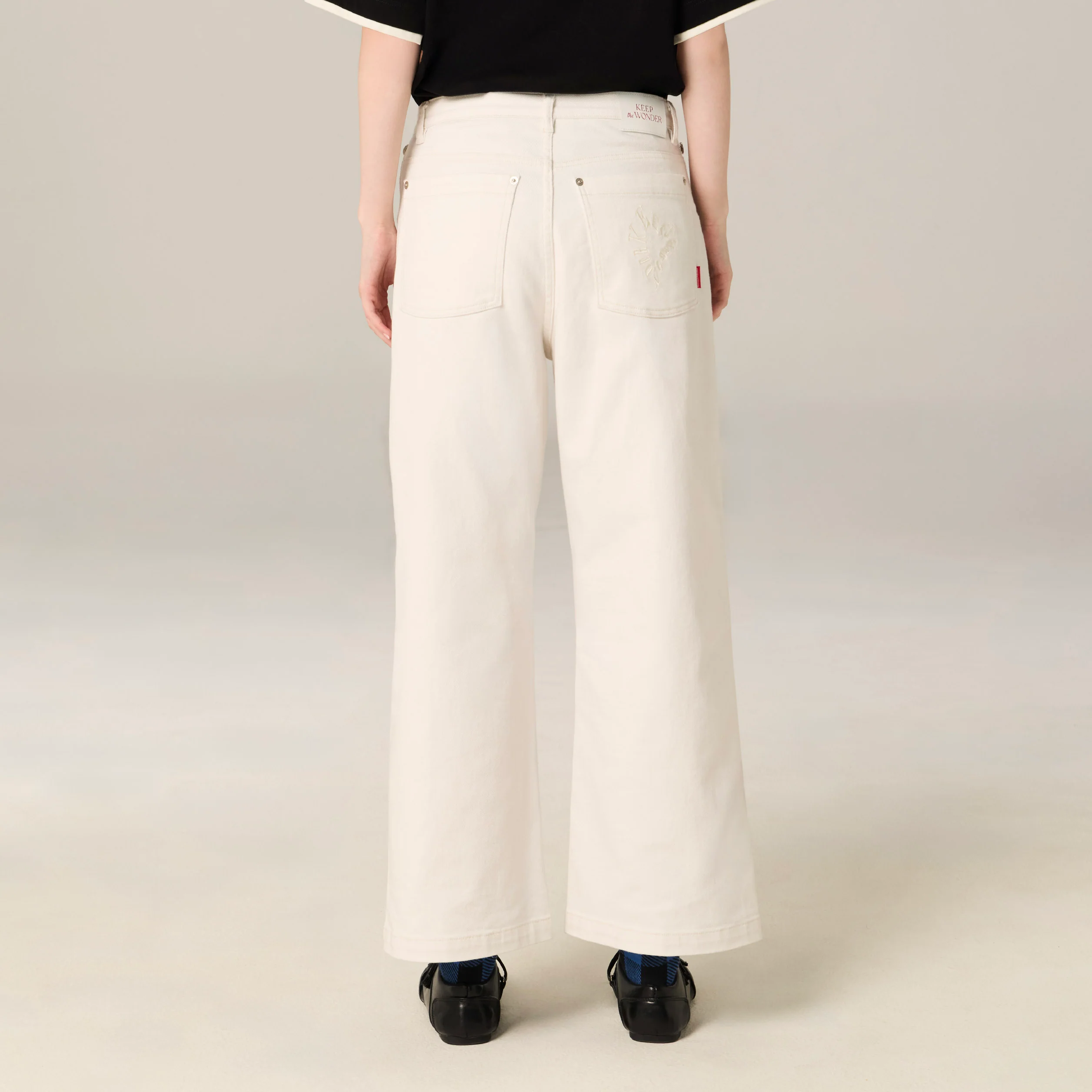 Stay Forever Denim Pants | Oat Milk - Image 5