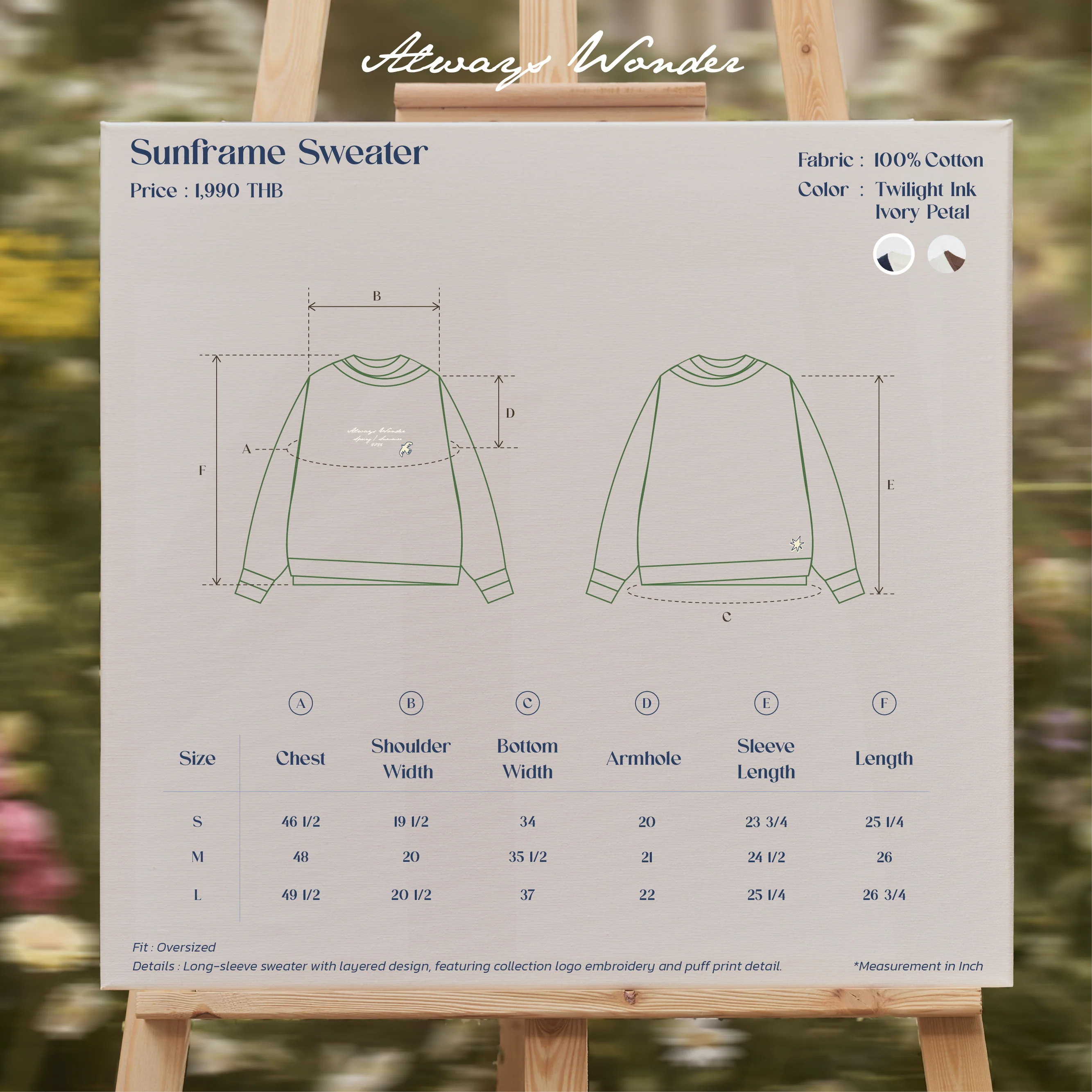 Sunframe Sweater | Twilight Ink - Image 7