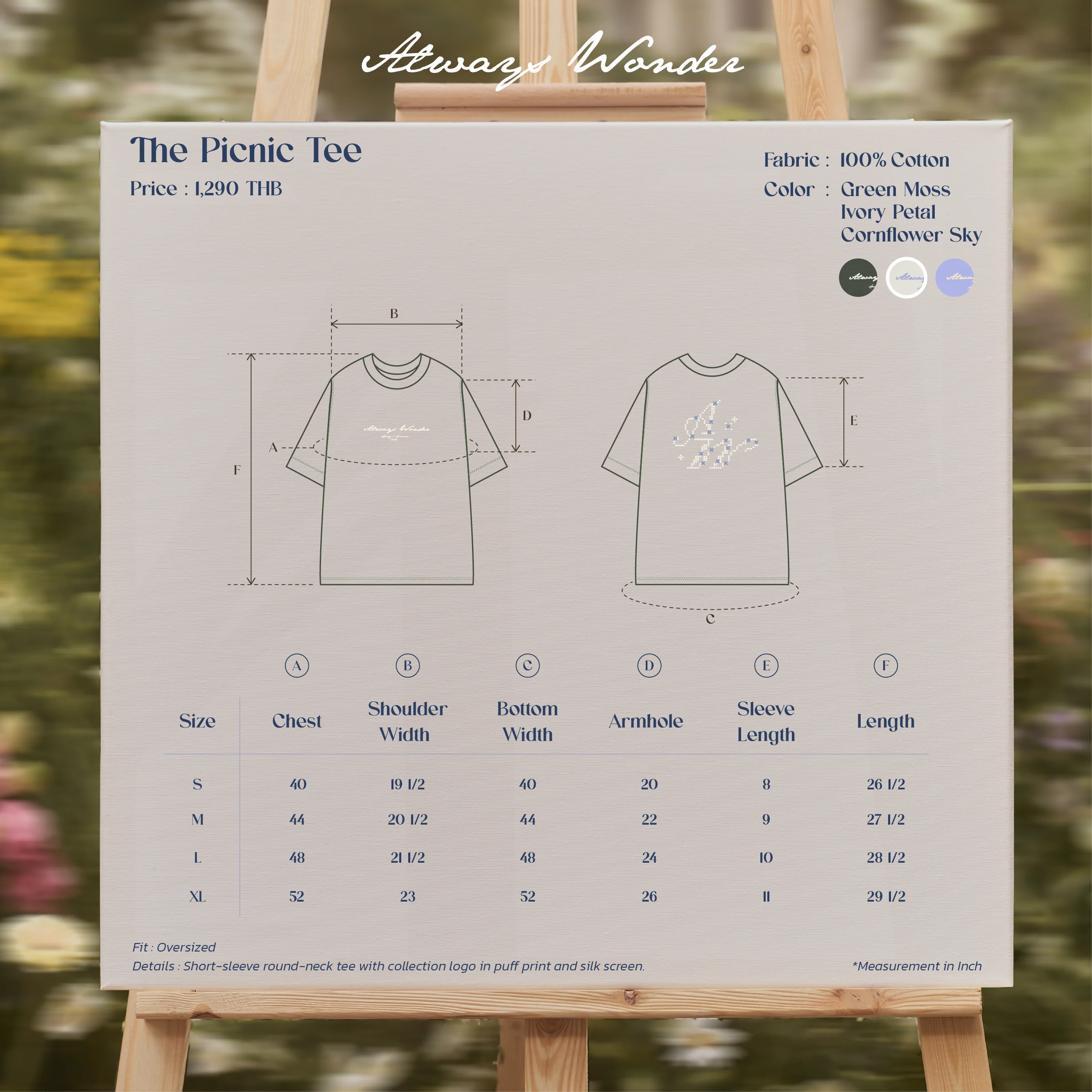 The Picnic Tee | Ivory Petal - Image 7