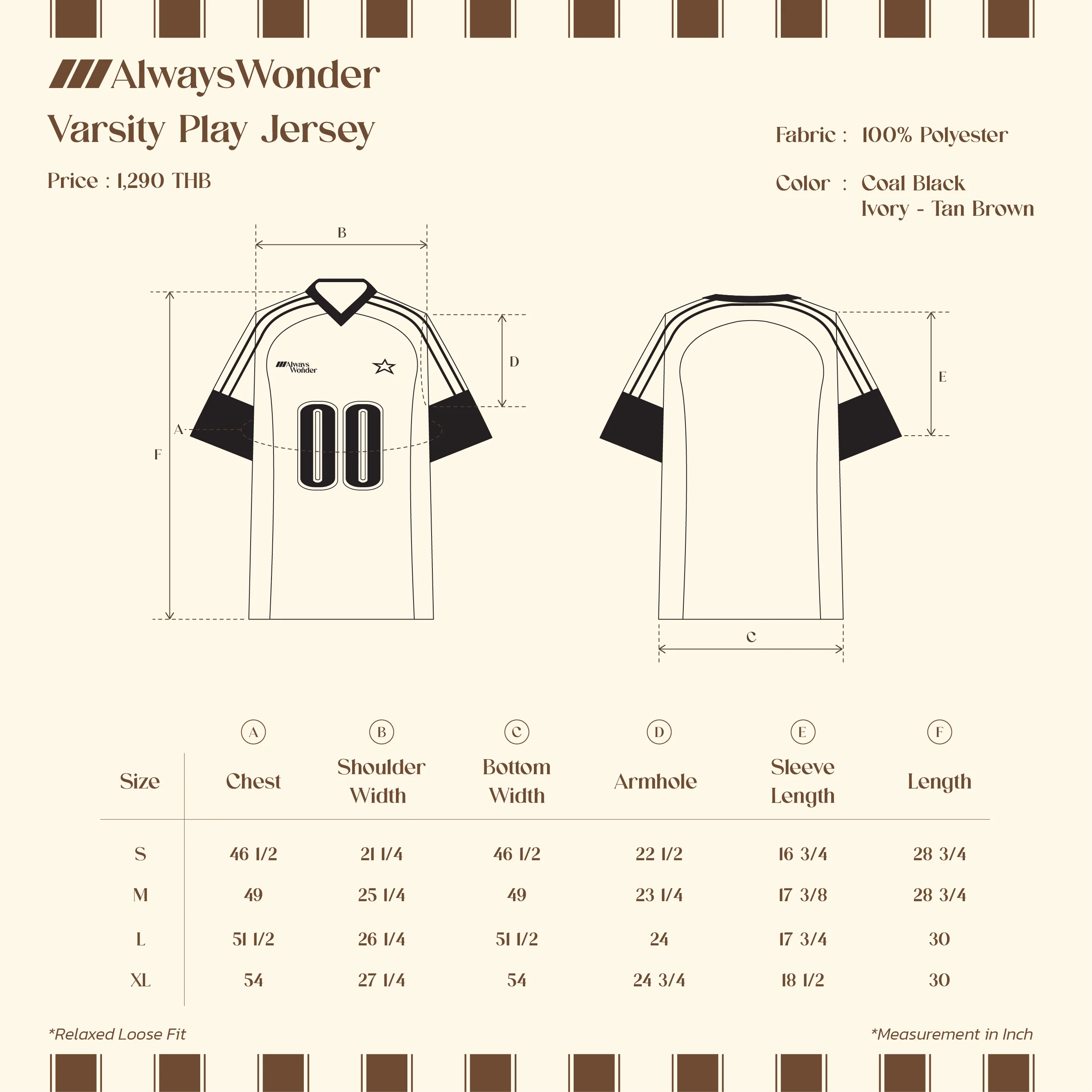 Varsity Play Jersey | Coal Black - Image 7