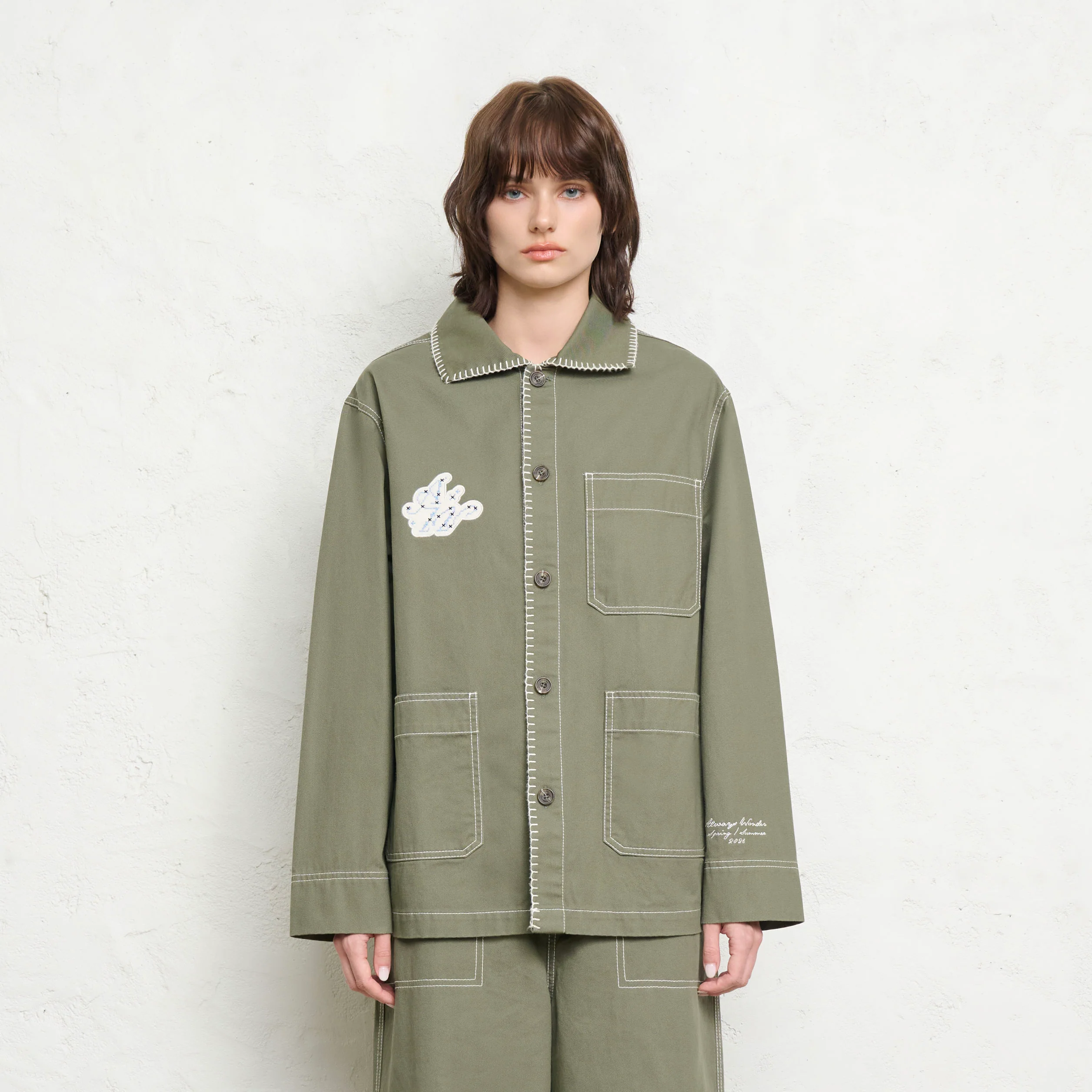 Sunlit Garden Blazer | Green Moss - Image 3