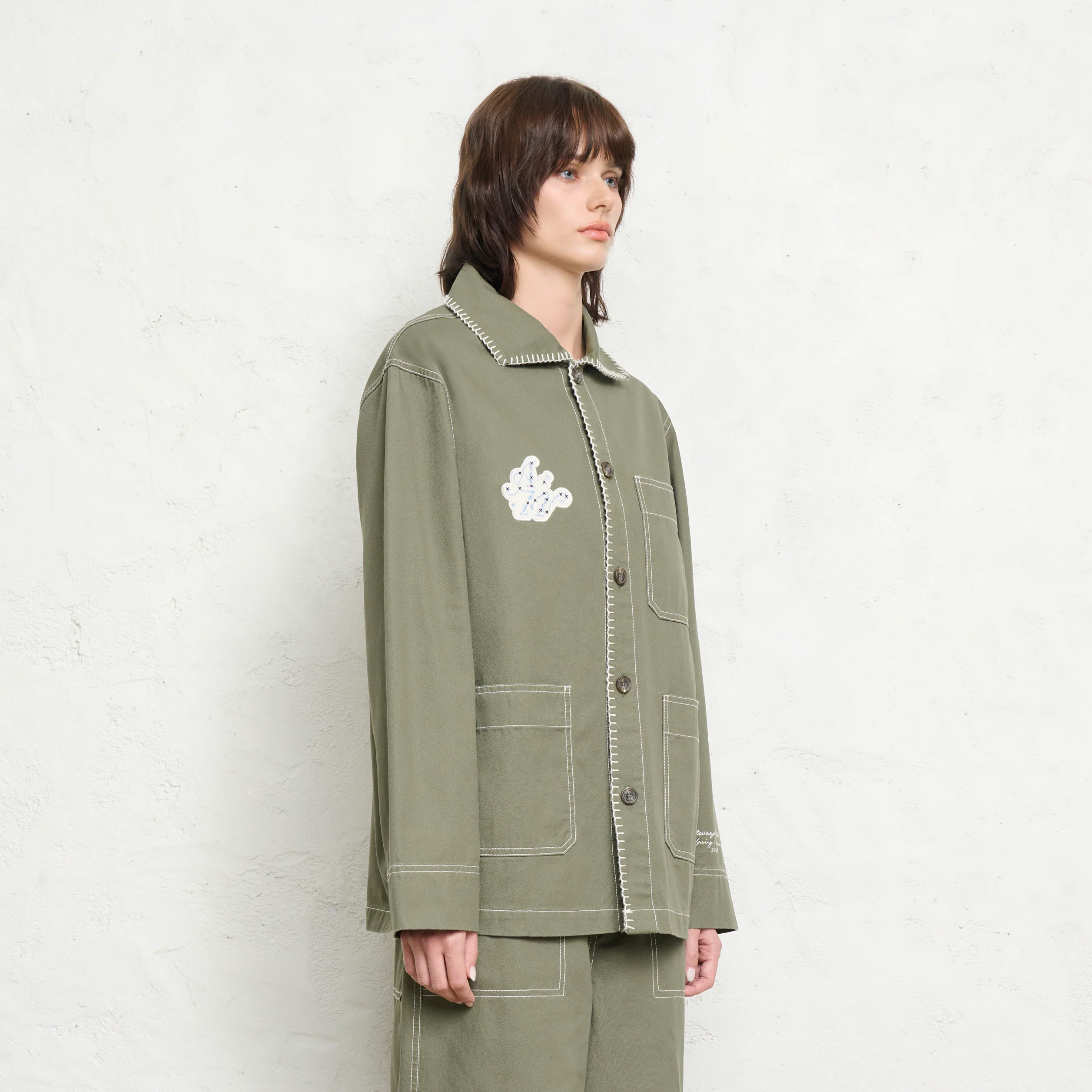 Sunlit Garden Blazer | Green Moss - Image 5